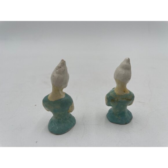 Antique Pin Cushion Sewing Half Doll Figurine hand painted - Picture 4 of 6